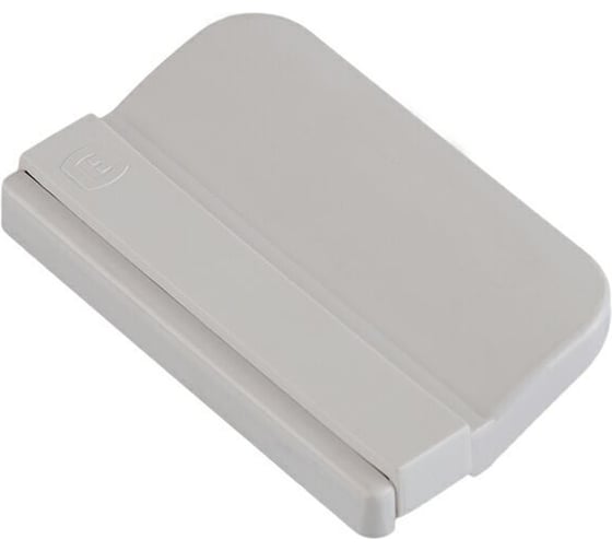 Изображение товара Ручка балконная Крепстор 302-1 пластик белый, Пакет 15 шт. 4665317042882