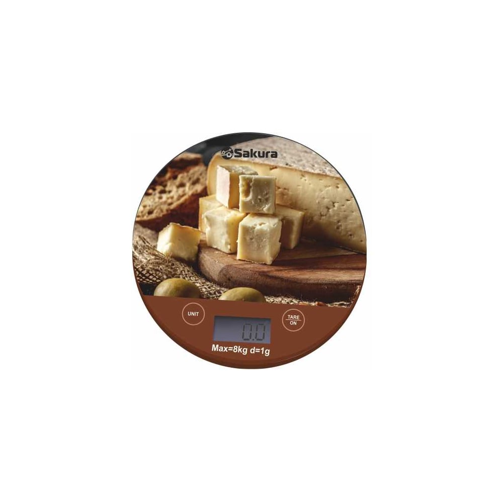 Изображение товара Электронные кухонные весы Sakura SA-6076CH до 8 кг с сенсорным управлением