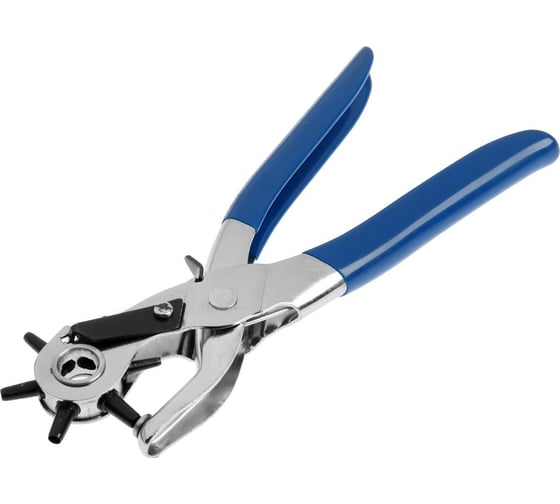 Изображение товара Просекатель дырокол для кожи и картона  ТУНДРА 2-2.5-3-3.5-4-4.5 мм, 225 мм 7085380