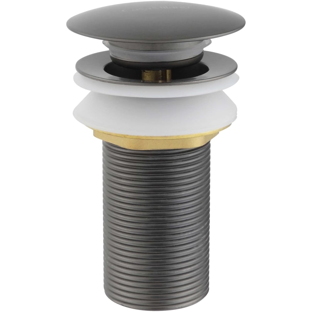 Изображение товара Сливной набор AQUATEK для раковины Push-open без перелива, оружейная сталь AQ6000BGM 00000144848