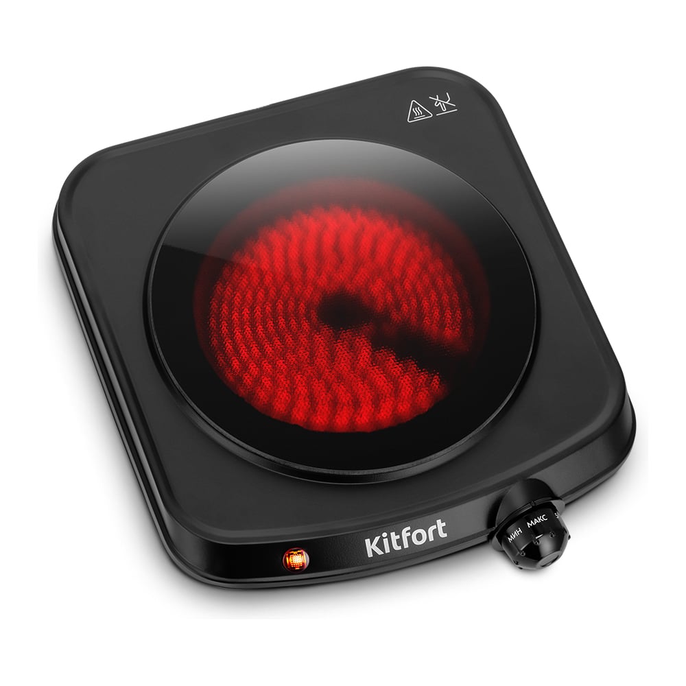 Изображение товара Инфракрасная плита KITFORT КТ-5422 компактная и мощная для дома и офиса