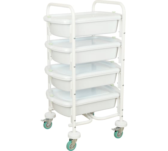 Изображение товара Тележка контейнерная эндоскопическая и контейнеры для транспортировки и кратковременного хранения эндоскопов дезар ТКЭ-4-КРОНТ в варианте исполнения ТКЭ-4-"КРОНТ"-2 60704