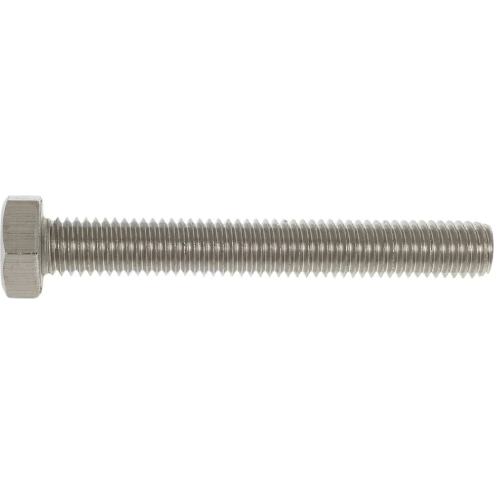 Изображение товара Болт нержавеющий Крепстор 6х16 DIN 933 (А2),100 шт. 4665317001803