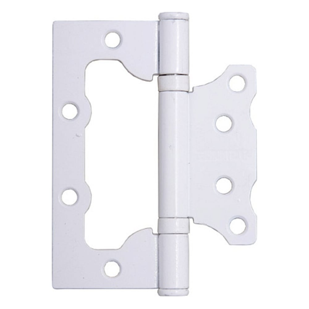 Изображение товара Петля накладная бабочка Крепстор ПНУ-85 без врезки, полимер белая Пакет 4 шт. 4665317042240