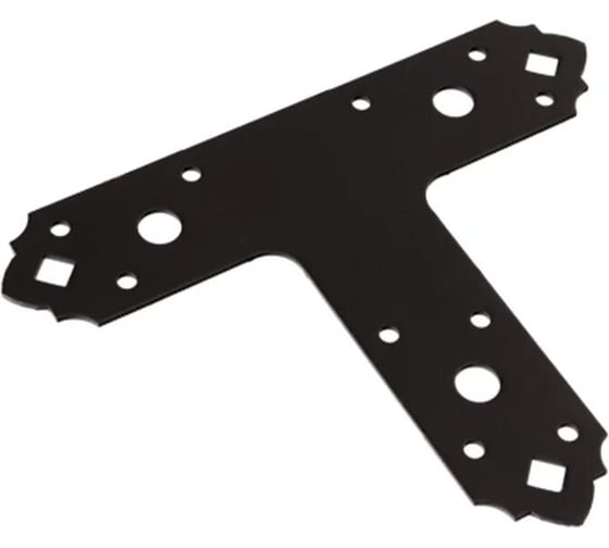 Изображение товара Крепление Т-образное Крепстор 171х155х38х2,0 мм, черный матовый, 1 шт. 4665317040819