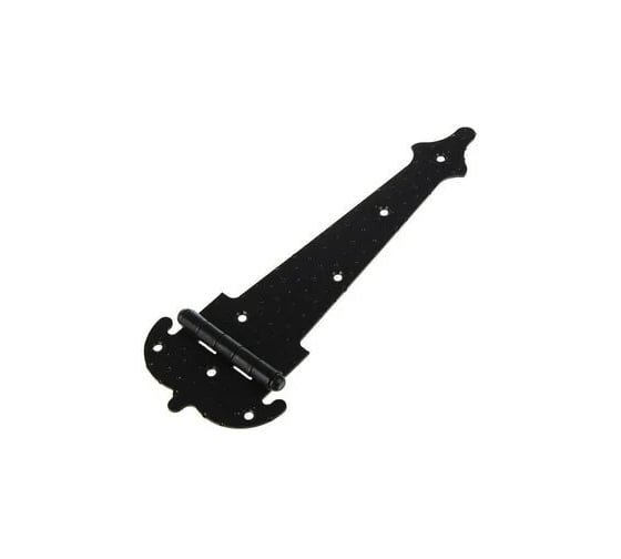 Изображение товара Петля-стрела Крепстор фигурная ПС-300, черный матовый, 1 шт. 4665317040765