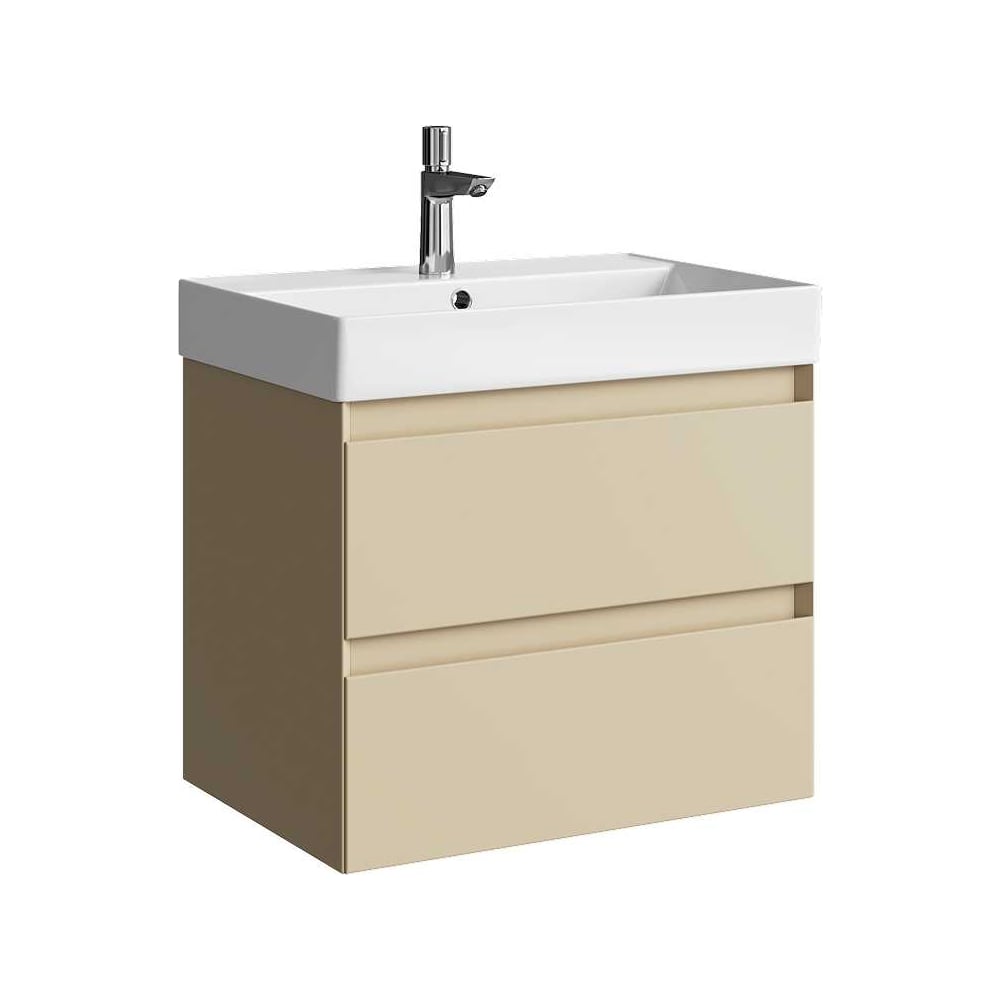 Изображение товара Тумба под умывальник AQWELLA Geometria бежевый серия Geometria
