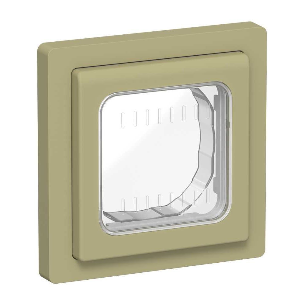 Изображение товара Рамка IEK FLITE 1-местная IP55 Рпро-1-55-ФлО оливковый FI-M10-32-55-K26