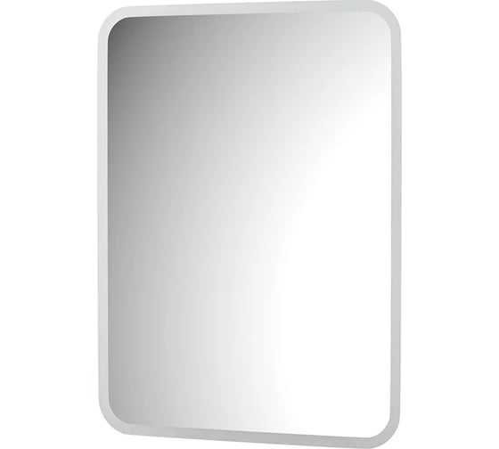 Изображение товара Зеркало с матированием и LED-подсветкой DEFESTO 25W (60x80 cm) (Без выключателя) (Теплый белый свет) DF 3817