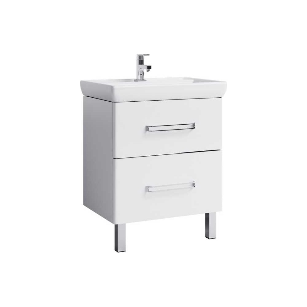 Изображение товара Современная белая подвесная тумба под умывальник AQWELLA Нео NEO0108 для ванной