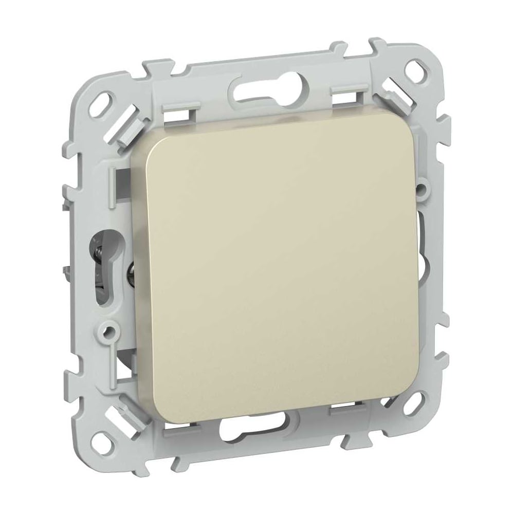 Изображение товара Выключатель IEK FLITE 1-клавишный проходной шампань 10А