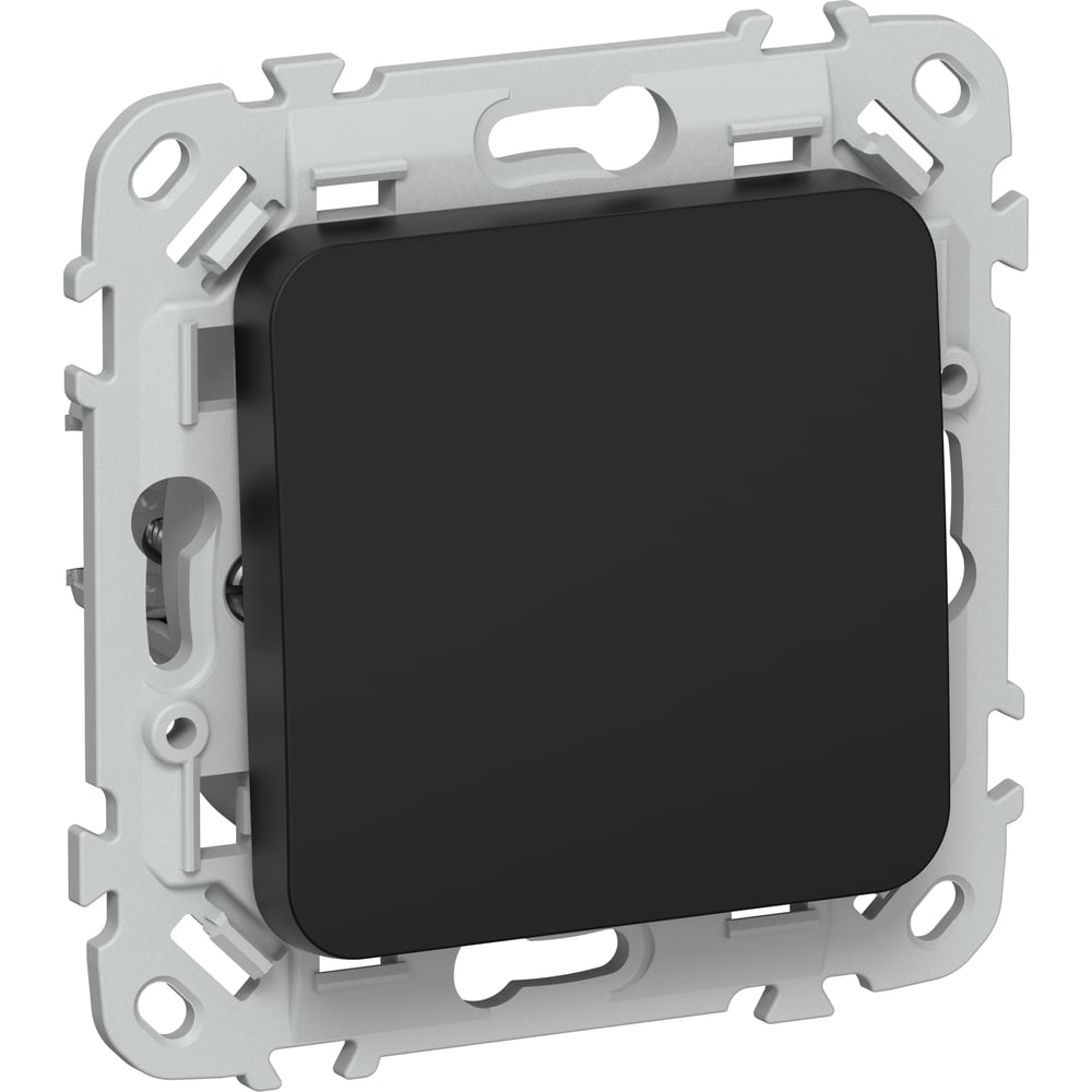 Изображение товара Выключатель IEK FLITE 1-клавишный проходной черный 10А