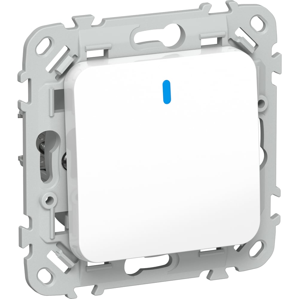 Изображение товара Выключатель проходной 1-клавишный IEK FLITE IP20 белый