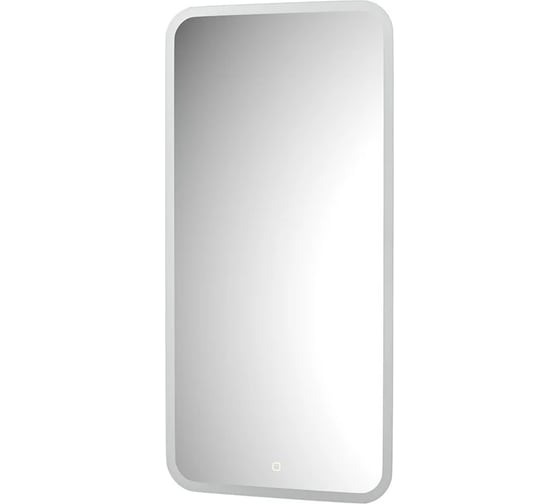 Изображение товара Зеркало с матированием и LED-подсветкой DEFESTO 28W (50x100 cm) (Сенсорный выключатель) (Теплый белый свет) DF 3815S