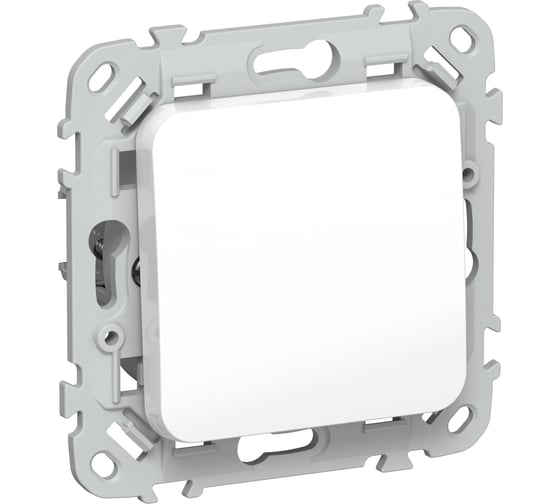 Изображение товара Выключатель IEK FLITE 1-клавишный, перекрестный, 10А ВС71-1-0-ФлБ белый FI-V13-0-10-K01