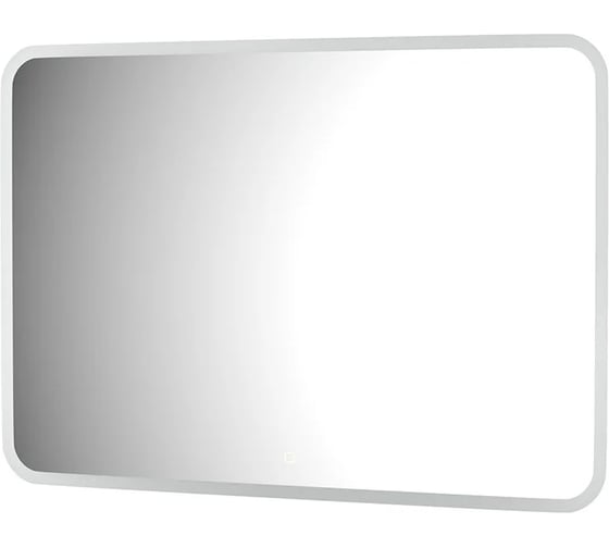Изображение товара Зеркало с матированием и LED-подсветкой DEFESTO 32W (100x70 cm) (Сенсорный выключатель) (Теплый белый свет) DF 3819SH