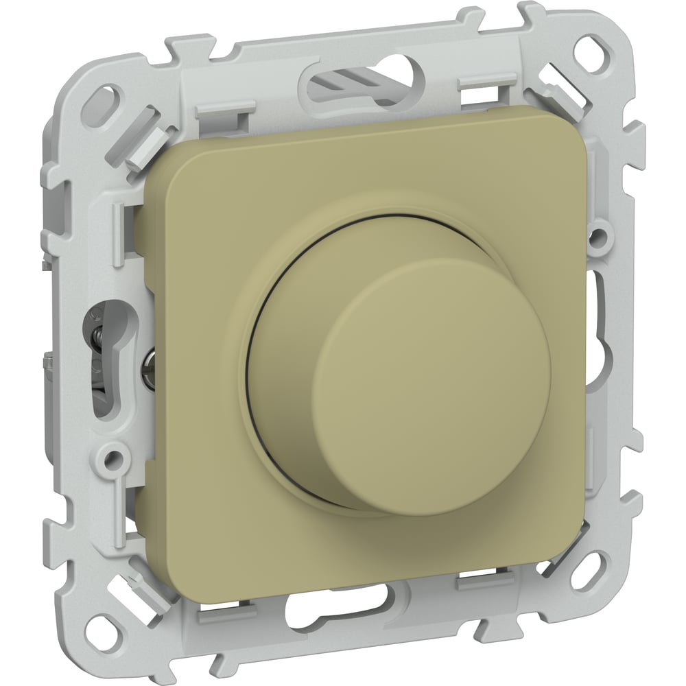 Изображение товара Светорегулятор проходной IEK FLITE LED 250Вт СС16-5-1-ФлО оливковый FI-D22-0250-P-K26