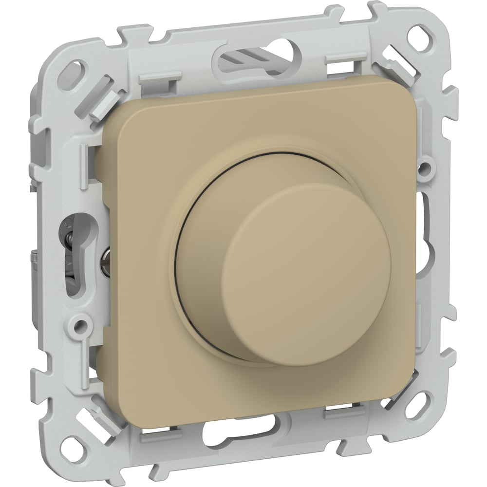 Изображение товара Светорегулятор проходной IEK FLITE TRIAC 550Вт с скрытым монтажом хаки