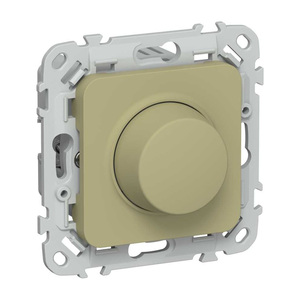 Изображение товара Светорегулятор проходной IEK FLITE TRIAC 550Вт IP20 оливковый