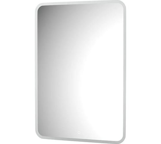 Изображение товара Зеркало с матированием и LED-подсветкой DEFESTO 32W (70x100 cm) (Сенсорный выключатель) (Теплый белый свет) DF 3819S