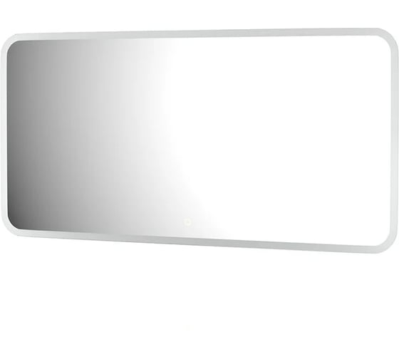 Изображение товара Зеркало с матированием и LED-подсветкой DEFESTO 34W (120x60 cm) (Сенсорный выключатель) (Теплый белый свет) DF 3818SH