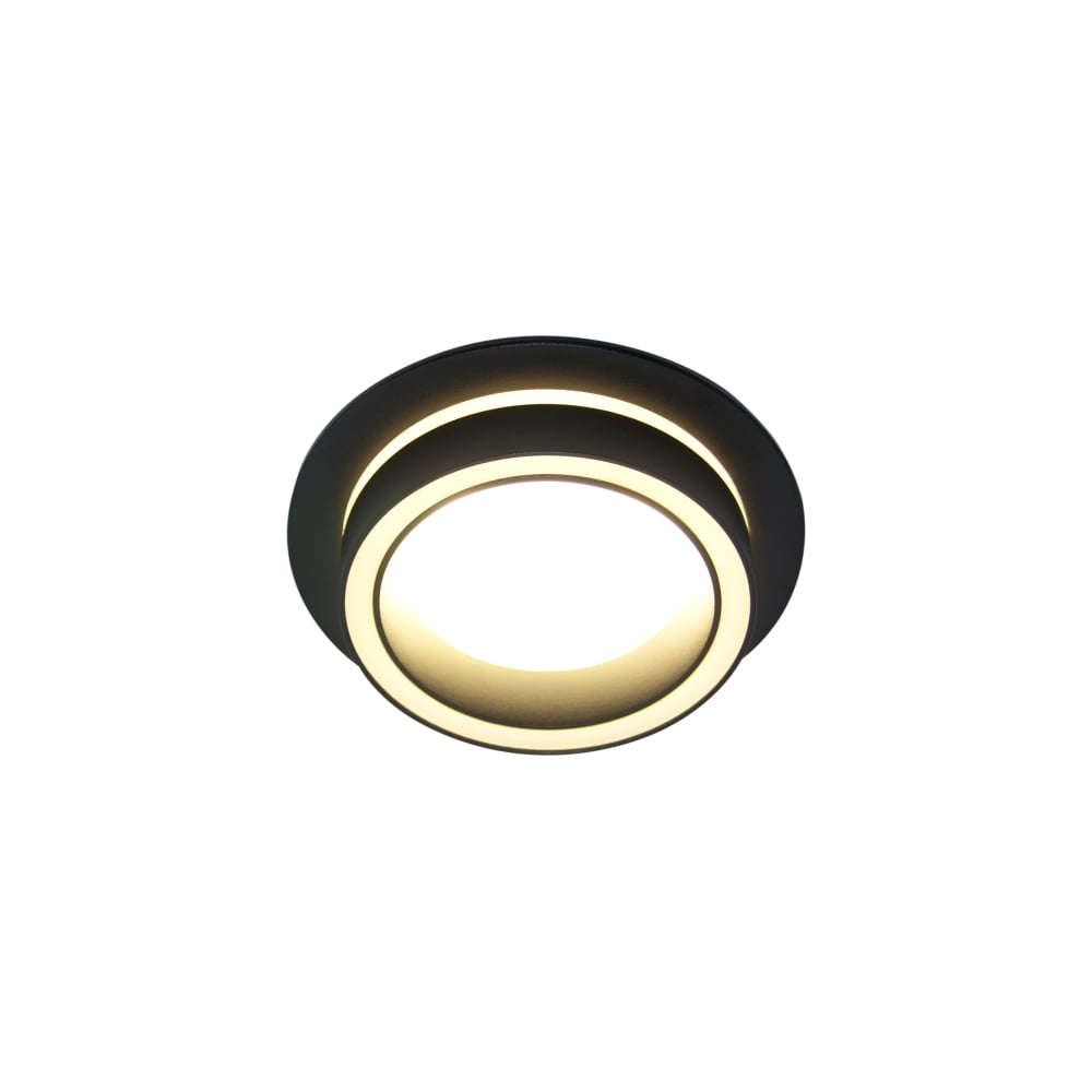 Изображение товара Встраиваемый светильник ЭРА DK116 BK под лампу GX53 современный стиль