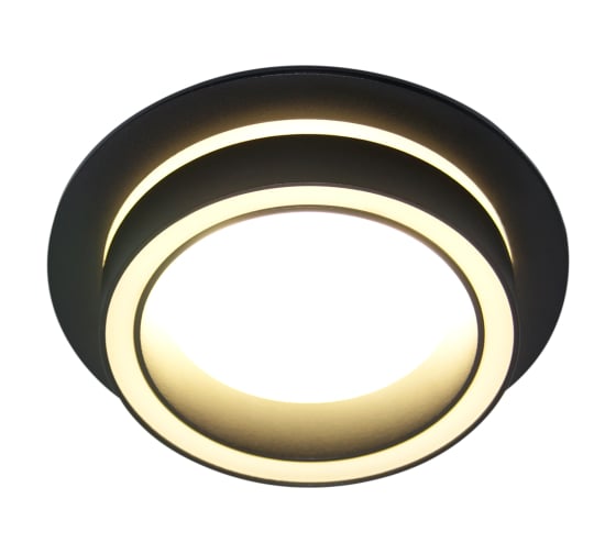 Изображение товара Светильник встраиваемый ЭРА DK116 BK под лампу GX53 черный Б0071010