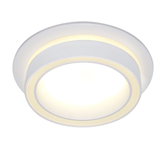 Изображение товара Светильник встраиваемый ЭРА DK116 WH под лампу GX53 белый Б0071009