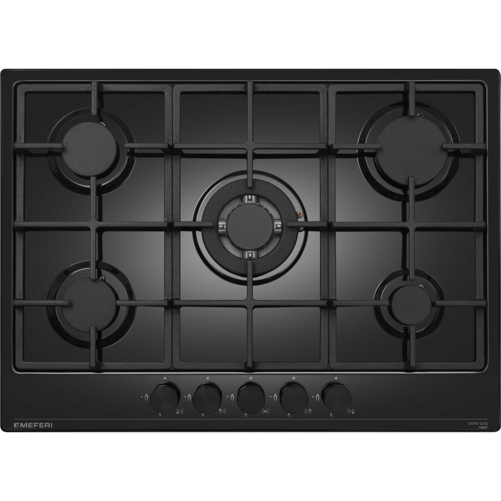 Изображение товара Газовая варочная панель MEFERI MGH705BK POWER с 5 конфорками
