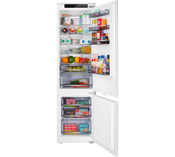 Изображение товара Холодильник-морозильник встраиваемый MAUNFELD MBF19354NFWGR LUX Inverter