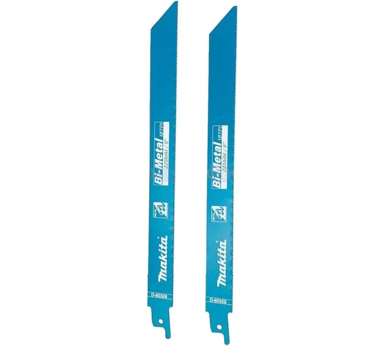 Изображение товара Сабельная пилка для металла Makita 225x0.9x18TPI, 2 шт D-80329