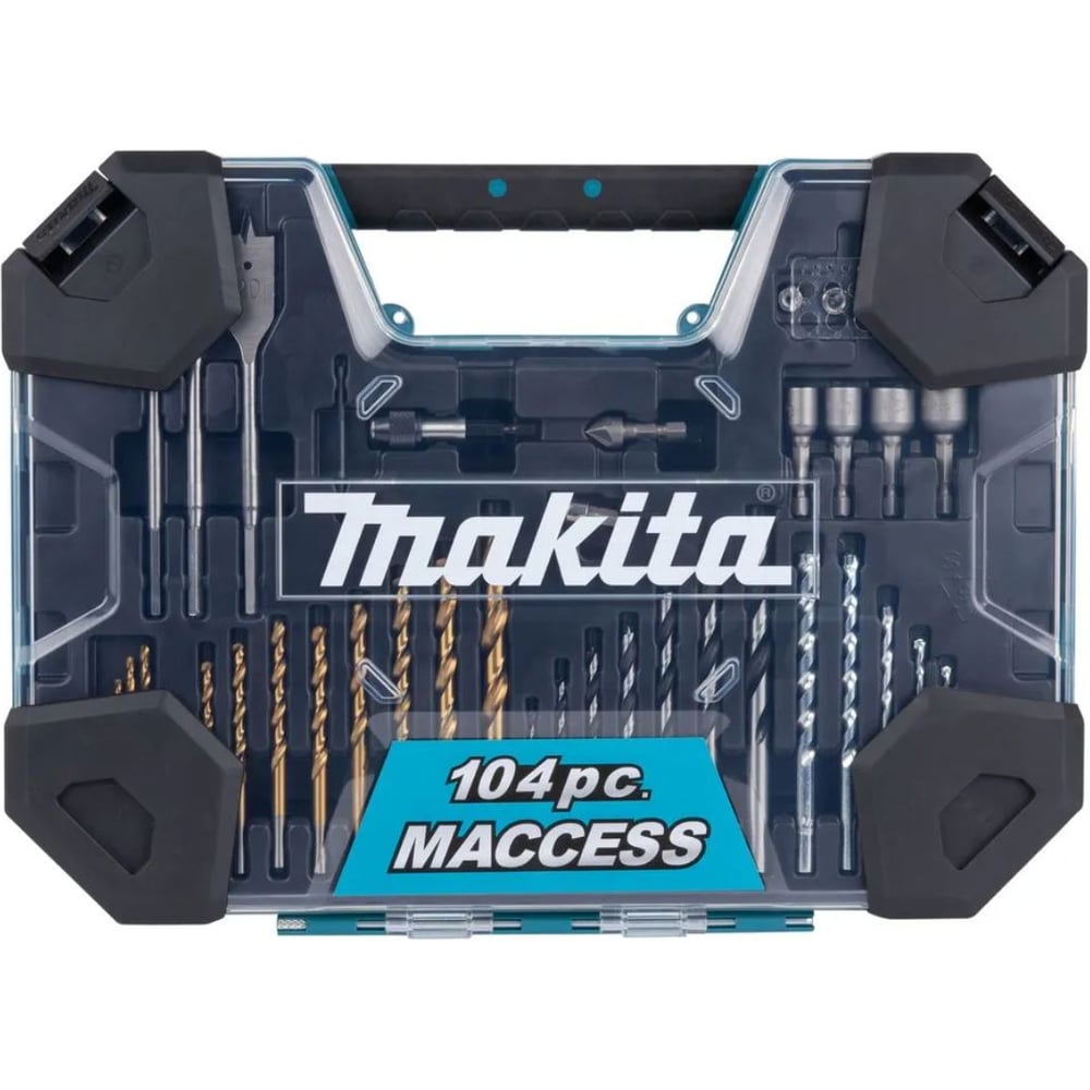 Изображение товара Набор сверл и бит Makita MACCESS 104шт универсальный