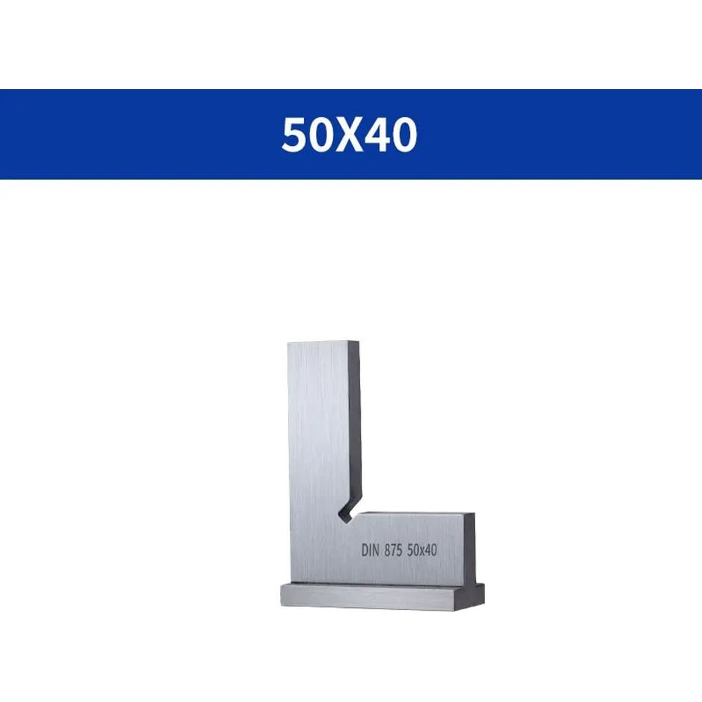 Изображение товара Угольник поверочный Vitatools 50_40mm DIN 875/2 полупрофессиональный для точных измерений