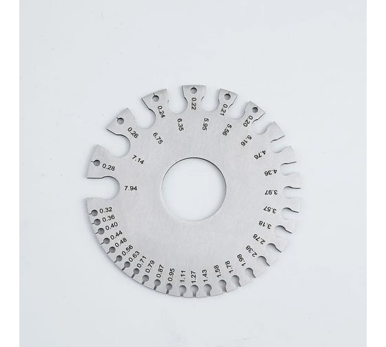 Изображение товара Толщиномер гребенка Vitatools измерительная толщины мокрого слоя краски и штукатур tolshchinomer-grebenka-krug