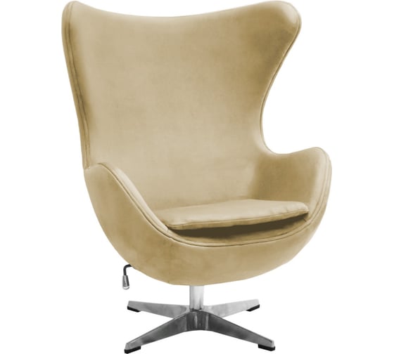 Изображение товара Кресло BRADEX EGG STYLE CHAIR карамельный, искусственная замша FR 1047