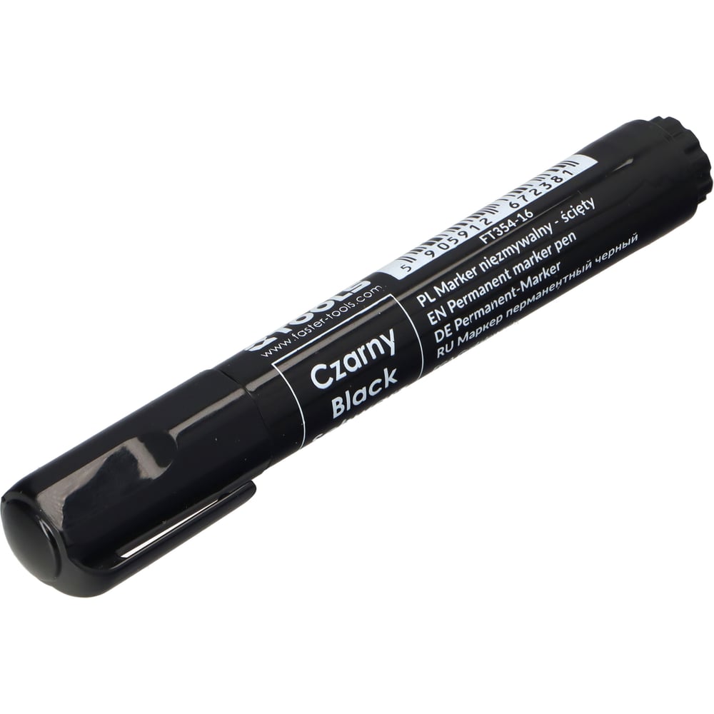 Изображение товара Ферманентный маркер для металла и дерева FASTER TOOLS черный FT354-16