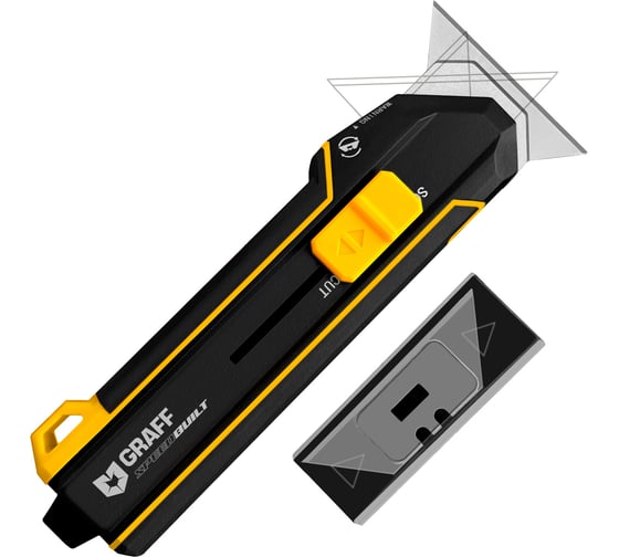 Изображение товара Нож строительно-ремонтный GRAFF Expert 4в1 (лезвие SK5, 5шт) 2412009