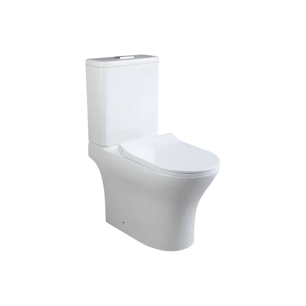 Изображение товара Напольный унитаз Santi Line безободковый с циркуляцией Tornado и микролифтом