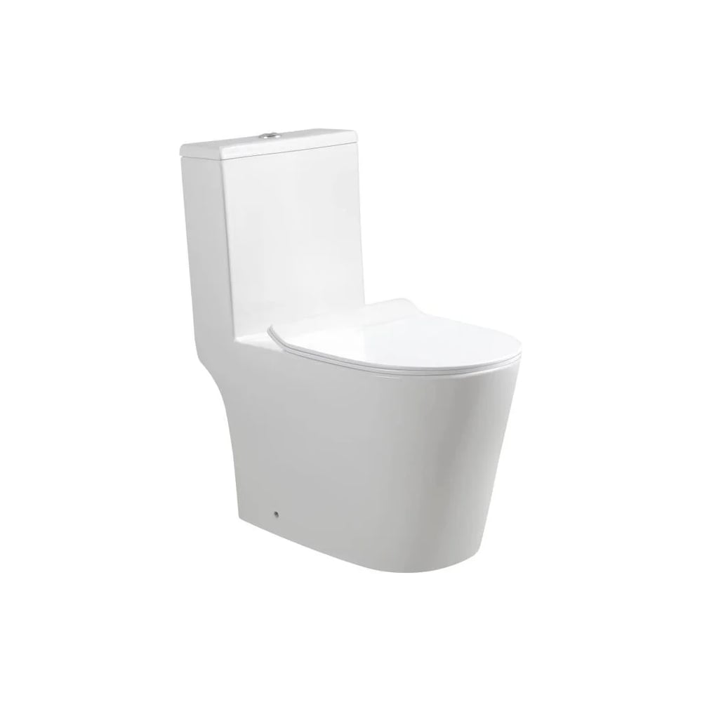 Изображение товара Напольный унитаз моноблок Santi Line безободковый с системой Tornado SL-5045