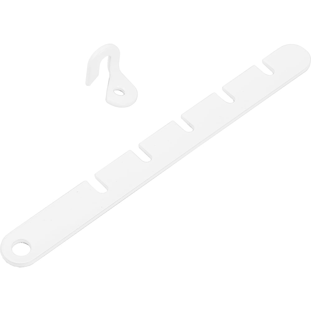 Изображение товара Гребенка к оконному ограничителю Крепстор КОО-66 мм, белая, 6 шт