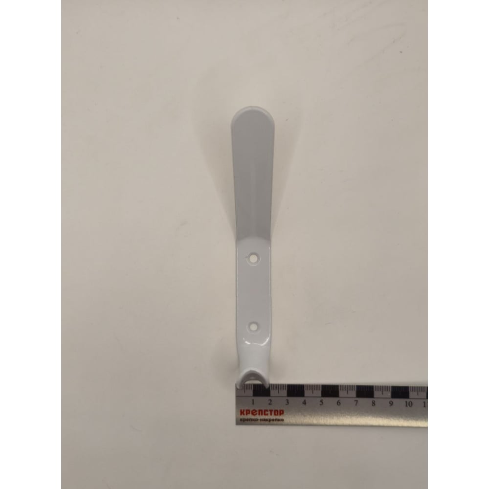 Изображение товара Крючок настенный Крепстор двойной, белый, Пакет 5 шт. 4665317041939