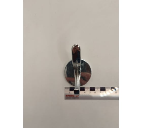 Изображение товара Крючок настенный Крепстор №1395 двойной усиленный хром, Пакет 2 шт. 4665317041823