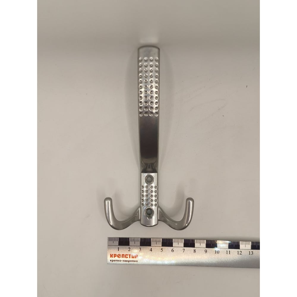 Изображение товара Крючок настенный Крепстор №1138 тройной усиленный, хром, Пакет 2 шт. 4665317041816