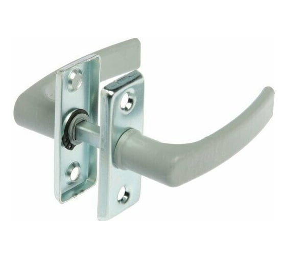 Изображение товара Ручка завертка для теплиц Крепстор двухсторонняя, серая, 1 шт. 4665317042967