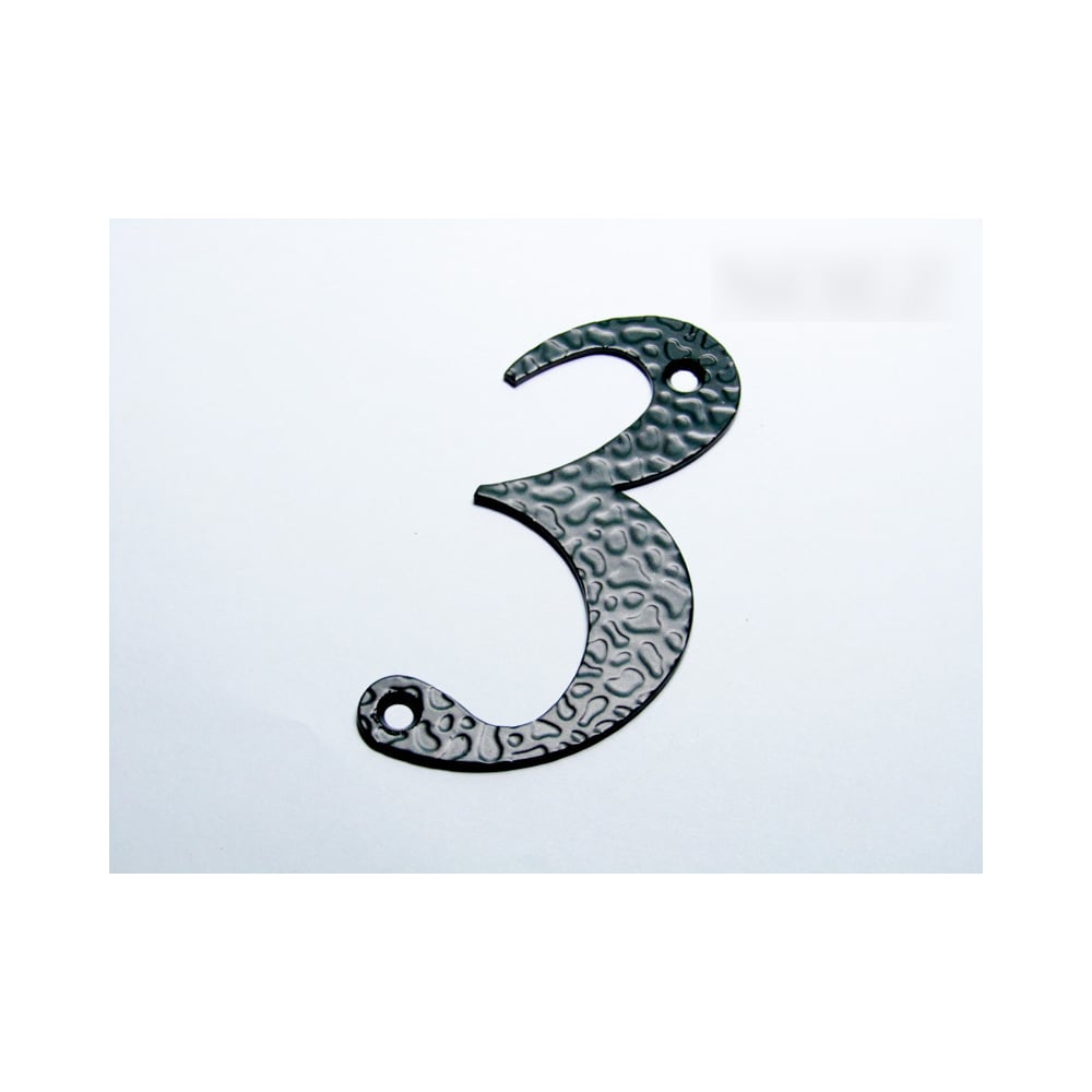 Изображение товара Цифра дверная Крепстор №3-110 мм черный матовый 1 шт.