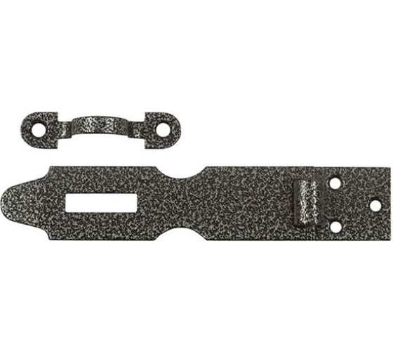 Изображение товара Амбарная дверная накладка Крепстор 125 мм, серебро, Пакет 3 шт. 4665317041045