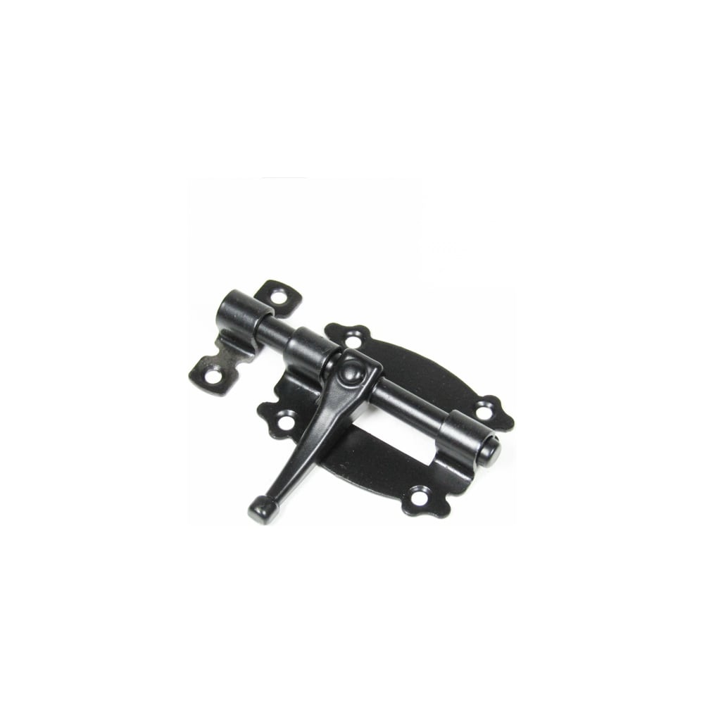 Изображение товара Крепстор ЗН-60 накладная задвижка для дверей и ворот черный матовый