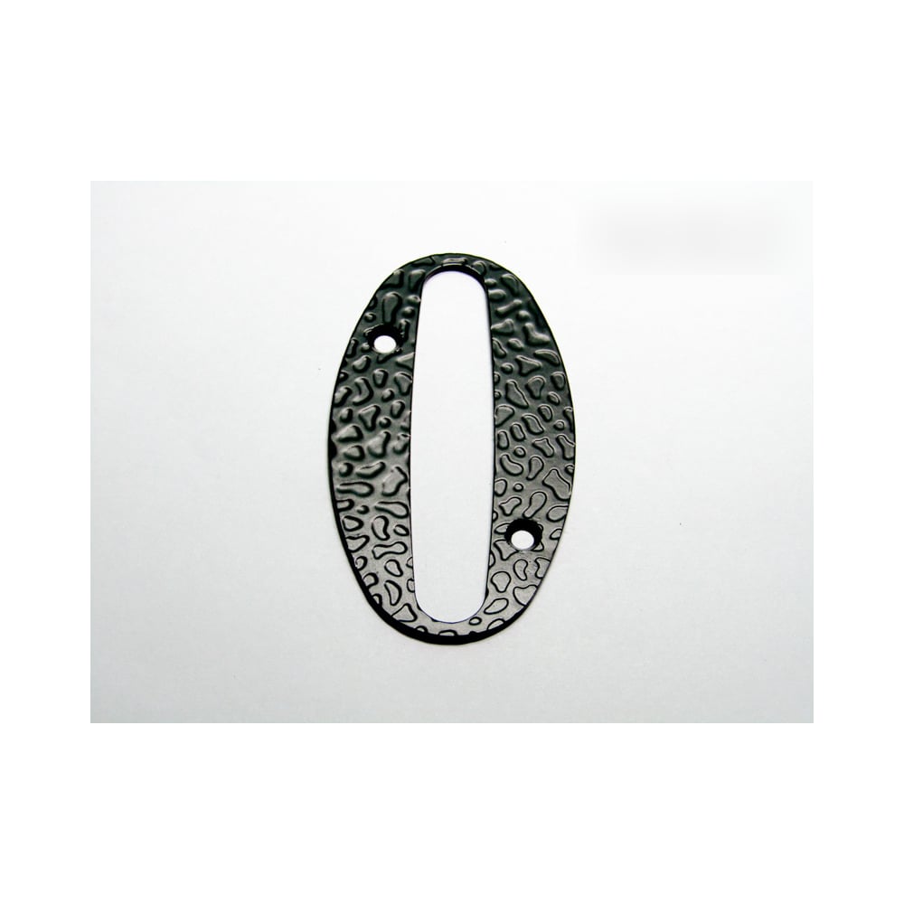 Изображение товара Цифра дверная Крепстор №0-110 мм черная металлическая