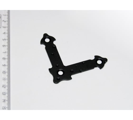 Изображение товара Уголок декоративный прямой Крепстор УДП-75 мм, черный матовый, 1 шт. 4665317040871