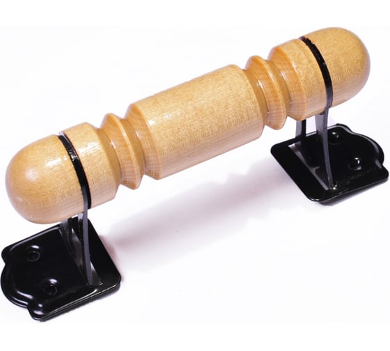 Изображение товара Ручка скоба Крепстор деревянная резная, РС-100 мм, 1 шт. 4665317040291